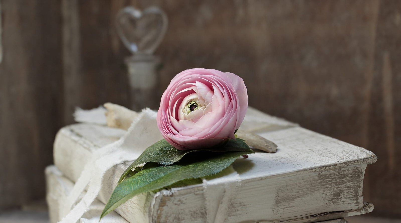 Book and flower