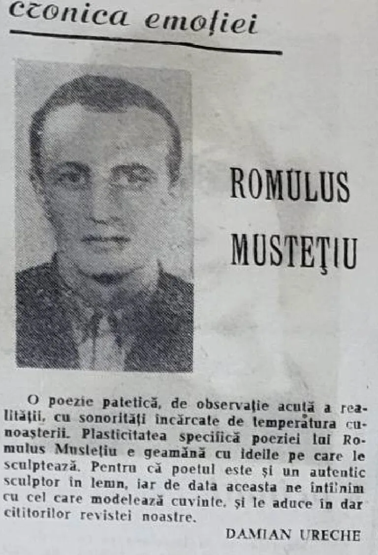 ROMULUS MUSTEȚIU – POEZII DESPRE VIAȚĂ