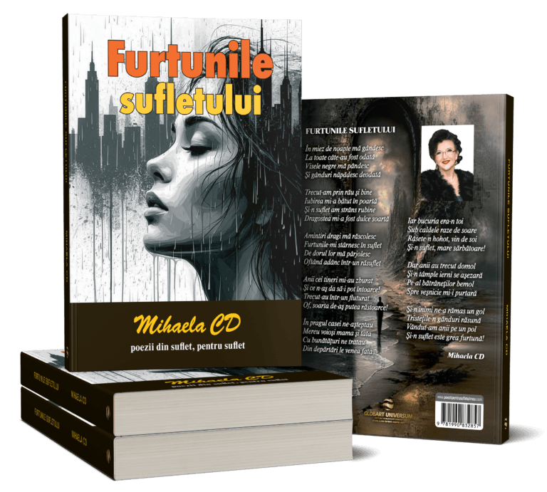 IUBIRILE URCĂ LA CER, prof. Aurelia Rânjea despre cartea FURTUNILE SUFLETULUI, scrisă de MIHAELA CD